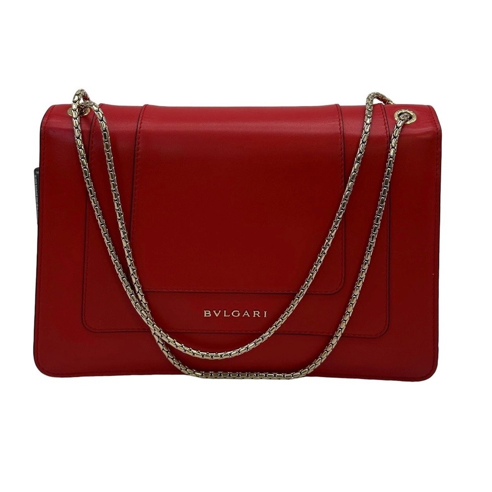 Bulgari Red Serpenti Shoulder Bag - Picture 4 of 6